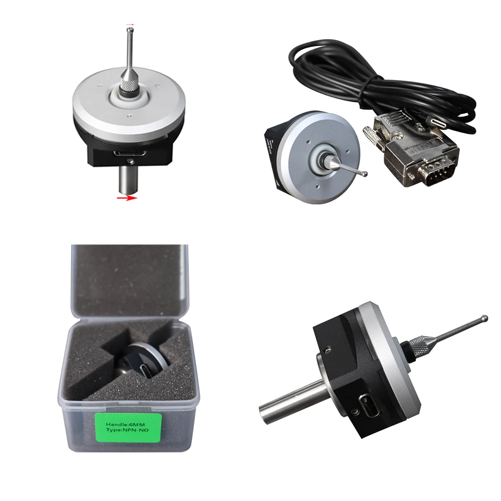 3D Touch Probe RPM 14 Languages LCD DRO YH800-2P YH800-3P YH800-4P 7 Inch Large Metal Display 2 3 4 Axis