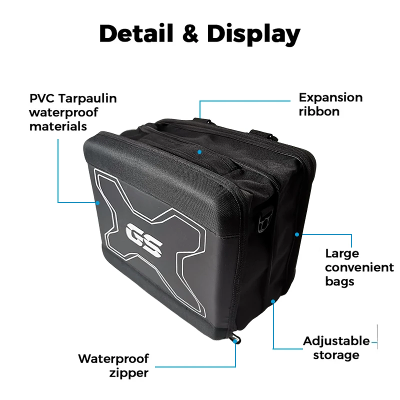 Motorcycle Suitcase Case Box Inner Bag For BMW R1200GS Adventure R1250GS R1200 R 1200 R1250 GS/Adv GS1200 Luggage Side Tail Bags