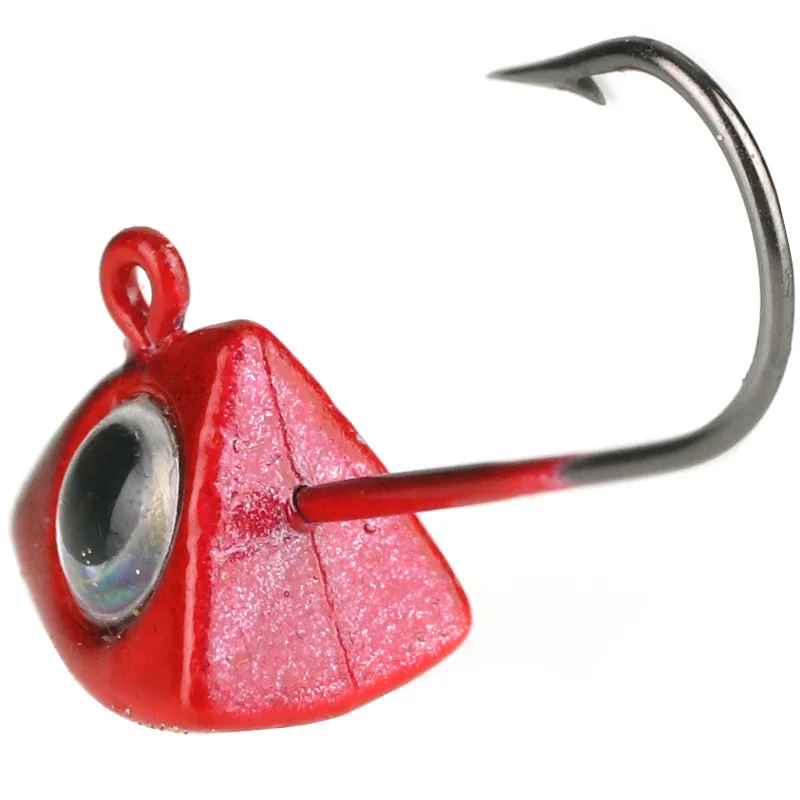 Jig Fishing 5pcs Head Hooks Fish Head Fishhook For Soft Worm Fishing Tackle Kit 2g 3g 4g smile