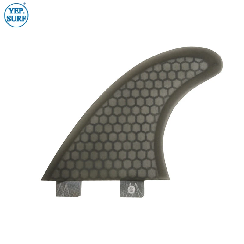 FCS S/M/L UPSURF FINS Tri Fins Honeycomb Fiber Surfboard Fins Quillas Surf Accessories Top Performance smile