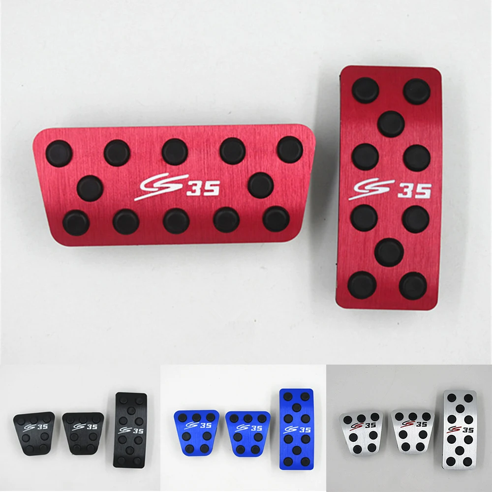 TTCR-II Car Accessory Accelerator Gas Brake Footrest Modified Pedal Pad for Changan CS35 AT/MT Decorate Protector Sticker Cover