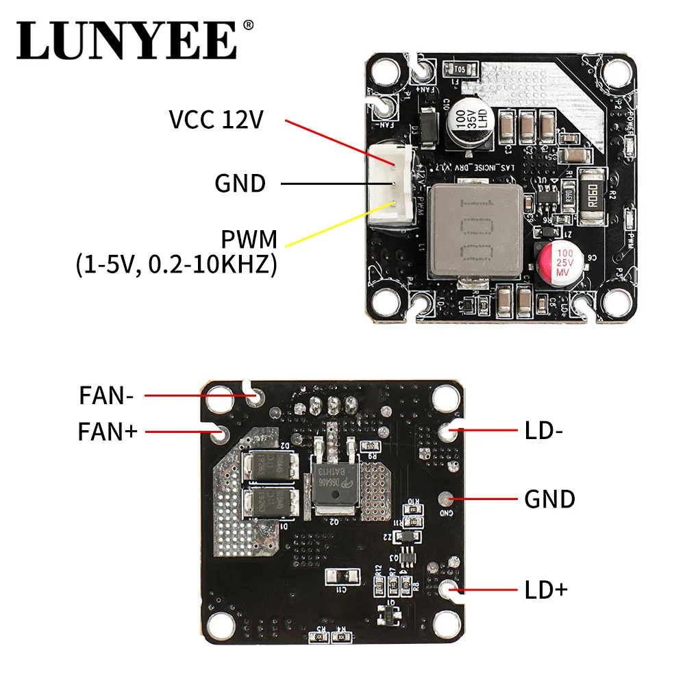 10W Laser Driver Board for 12V 24V Laser Engraving Module Laser Cutter Engraver Head Wood Working Tools and Accessories