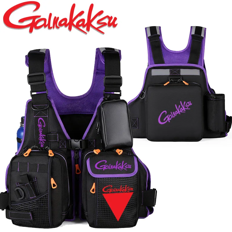 Fishing 2023 New Reflective Life Jacket Vest Large Size Multi Pocket High Buoyancy Fishing Vest Outdoor Survival ddmysmile Life Vest Smile