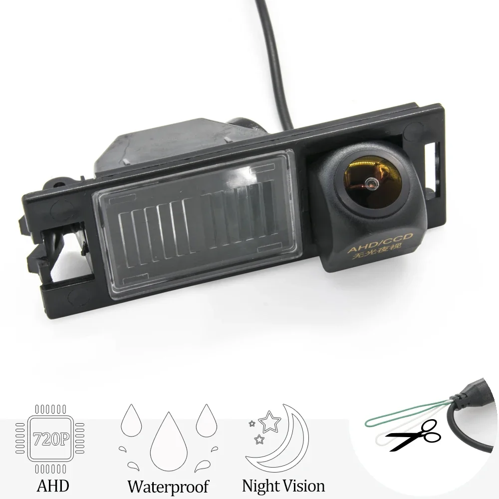 Rear AHD View 1280*720P Camera For Hyundai IX35 2009 2010 2011 2012 2013 2014 2015 Car Reversing Parking LCD Mirror Monitor smile 1280*720P