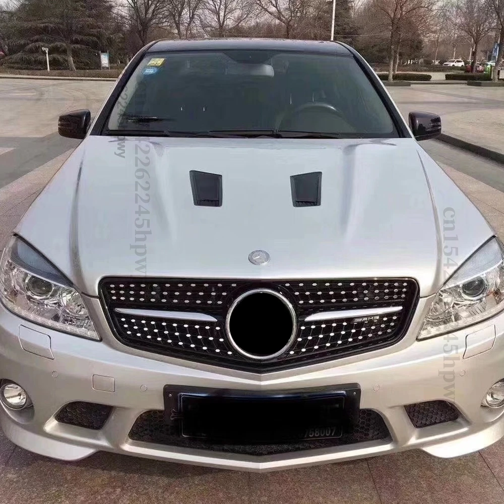 Diamond Style Grilles Front Grill For Mercedes Benz C Class W204 07 2008 2009 2010 2011 2012 2013 2014 C180 C200 C250 C300 C350