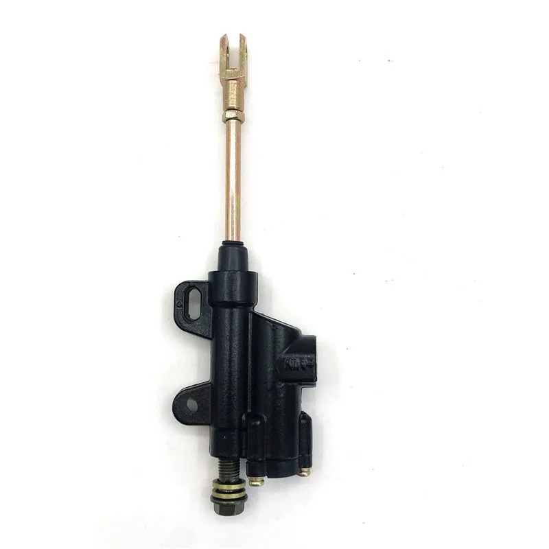 10mmOR8mm BLACK and white REAR PIT DIRT BIKE ATV HYDRAULIC BRAKE MASTER CYLINDER 110cc 125cc 140cc 150cc PITBIKE