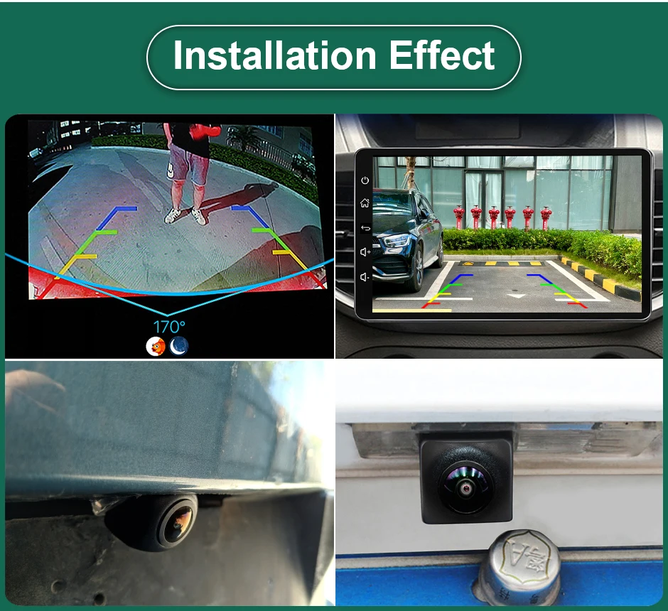 Degree 1920x1080P 170 GreenYi HD AHD Vehicle Rear View Reverse Camera For Mazda 2 Mazda 3 Mazda3 Sport 2004-2013 Car smile