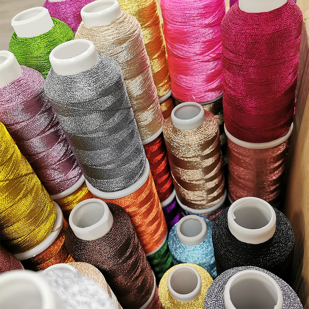 Sanbest 3 Strands Metallic Tatting Thread Shiny Jewellery Threads Handmade DIY Bracelet String Stitch Weave Yarns 156- Chameleon