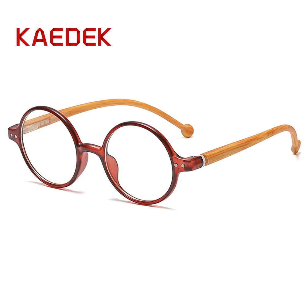Glasses KAEDEK Round Reading Ultralight Small Frame ddmysmile Presbyopic Eyeglasses Blocking Blue Light Hyperopia Eyewear +1.0..+4.0 Gafas Smile +