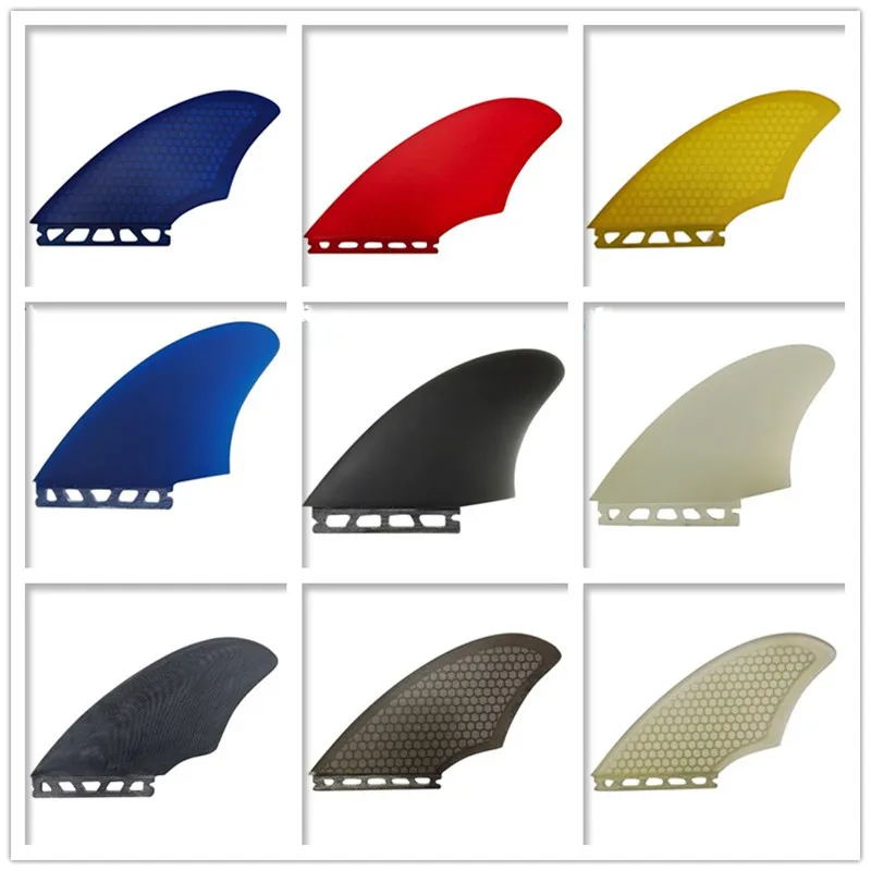 Fins Single Surf Tabs Surfboard Keel Fins Twin Fin Set FK/TF/K2 Keel Fins/Center Fins Multi Model Surfing Double Tab 2 Fins /Center smile /Center /Cen