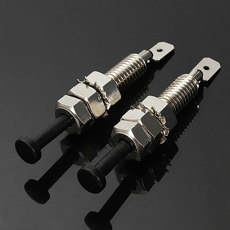 2pcs Door Pin Switch Light Hood Screw Universal Alarm Security Adjustable Truck Car Accessories