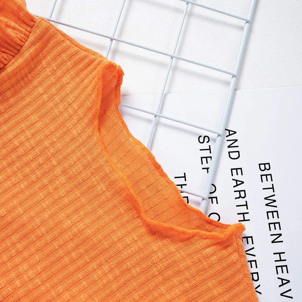 Color Solid 2Pcs Children Sets Girls Cute Little Flying Sleeve Top+Elastic ddmysmile Waist Pants Suits Spring And Autumn Smile Top+Elastic