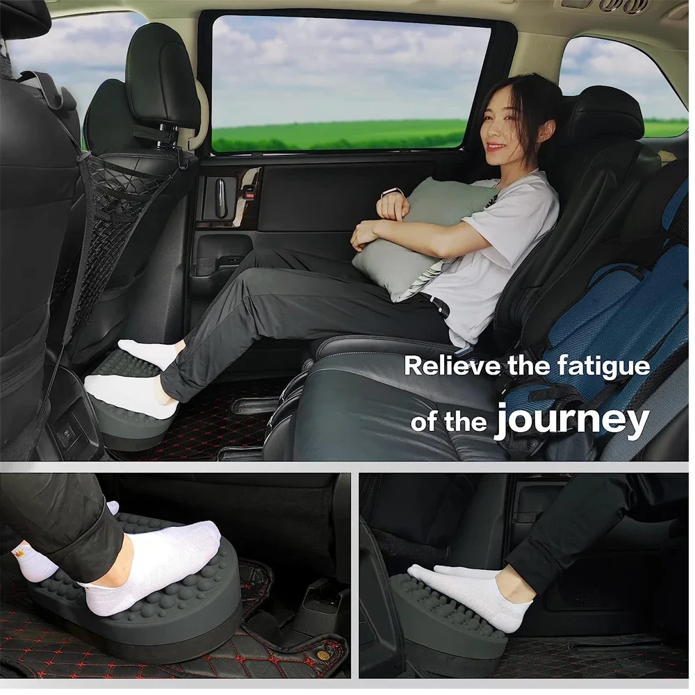 Foot Massager Foot Rest for Under Desk At Work, Home Office Foot Stool for Plantar Fasciitis Relief, Anti-Fatigue Fidget Toy