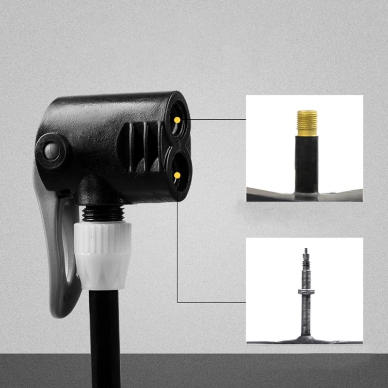 831C Portable Floor Bicycles Tire Pump High Pressure Hand Airs Pump Bike Tire Inflator for Road Bike Tires, Balls, Balloon