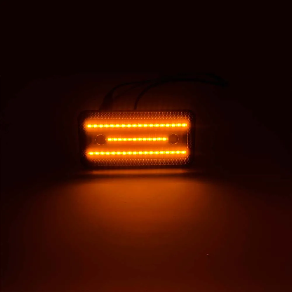 For Mercedes-Benz W463 G-Class G500 G550 G55 G63 AMG 2002-2014 Front Amber Rear Red LED Side Marker Bumper Repeater Light Lamp