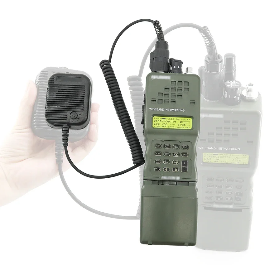 Tactical Military Adapter6 Pin PTT Handheld Speaker Microphone for AN/PRC 148 152 163 Walkie Talkie ,PRC-152 Dummy Model