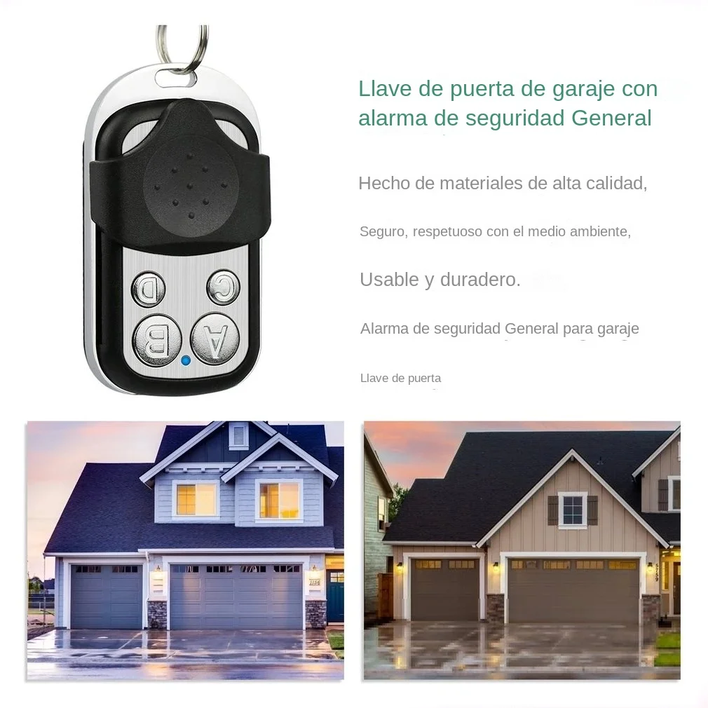 Remote Control Universal 433.92mHz 4 Channel Garage Gate Door Opener Remote Control Duplicator Clone Cloning Code Garage Car Key smile