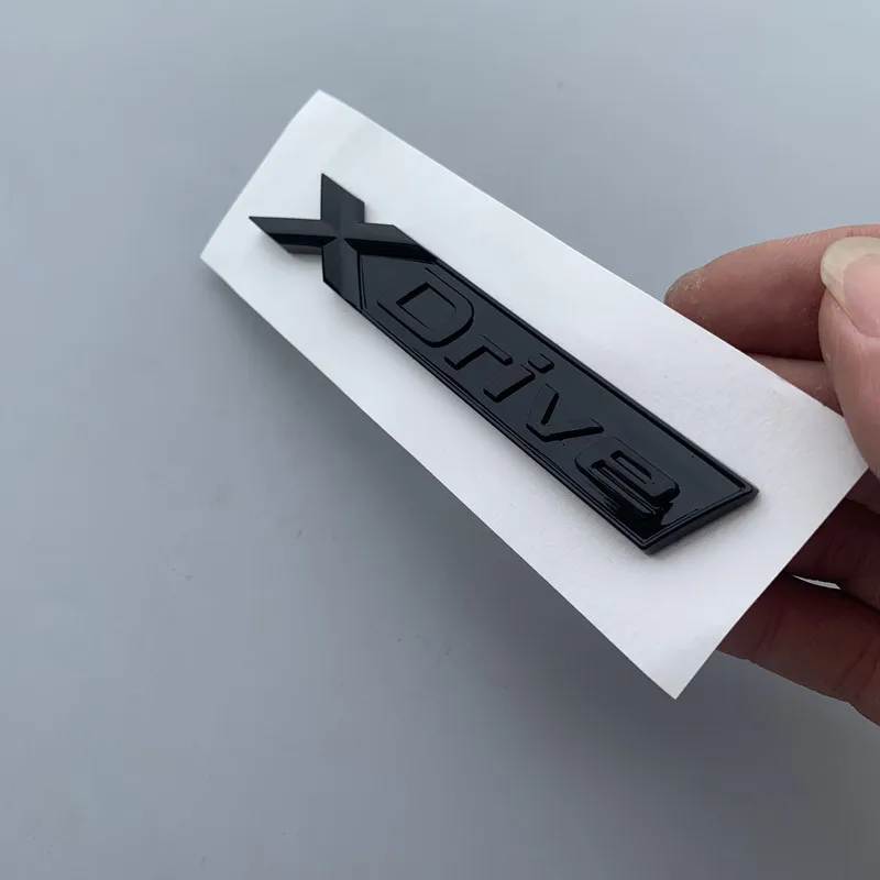 3D ABS Logo Xdrive Emblem Car Trunk Badge Nameplate Xdrive Sticker For BMW Xdrive 320d 320i 530d 525d E60 F10 G20 Accessories
