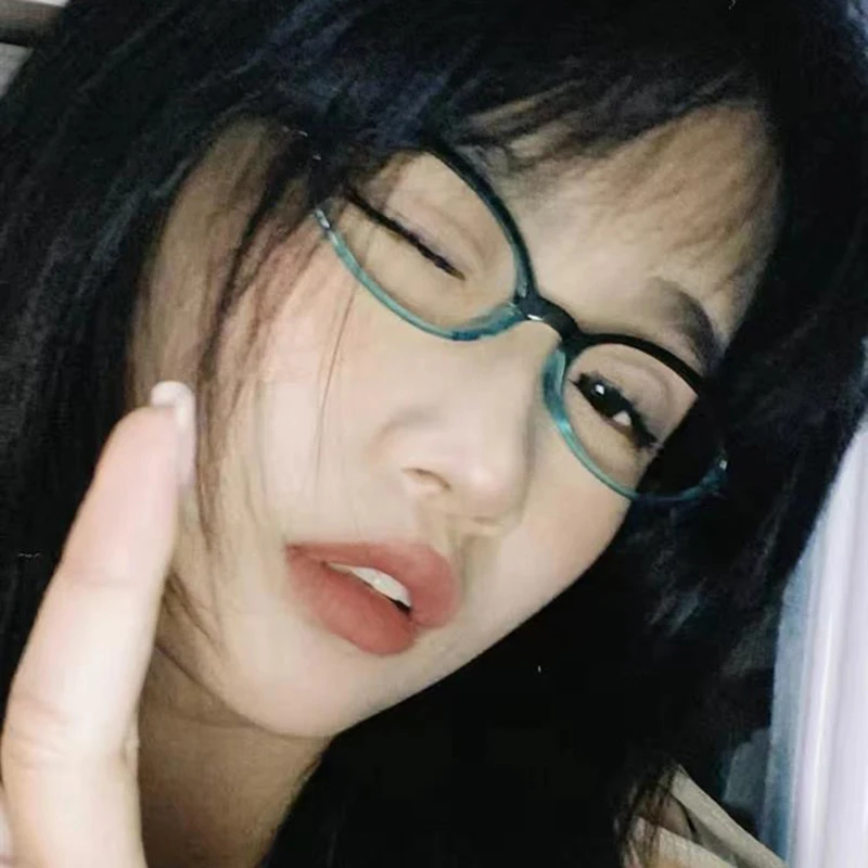 af Green Square Frame Glasses Red Women Y K Retro Anti blue Light Eyeglasses Haruku Reading Computer Spectacle Eyewears Goggles