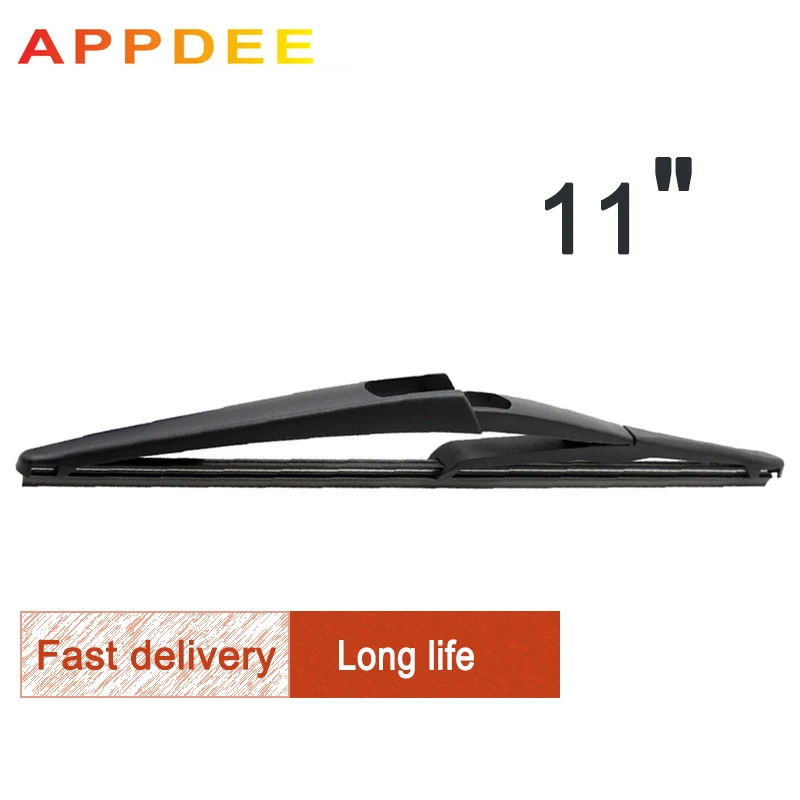 11" Rear Wiper APPDEE Wiper Blade For Fiat 500 ( 312 ) 2007 - 2016 2017 2018 2019 2020 Windshield Windscreen Rear Window smile 11" ( ) -