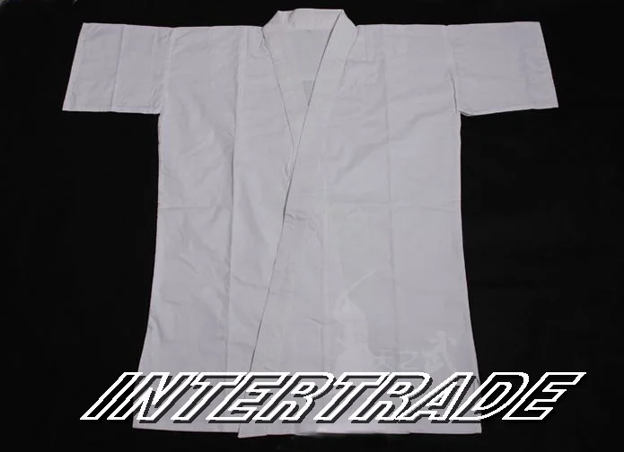 Quality 4Pcs/Set ddmysmile Traditional Top Japanese Samurai Suits Martial Arts Aikido Clothing Hakama Kendo GI Iaido Uniforms Smile