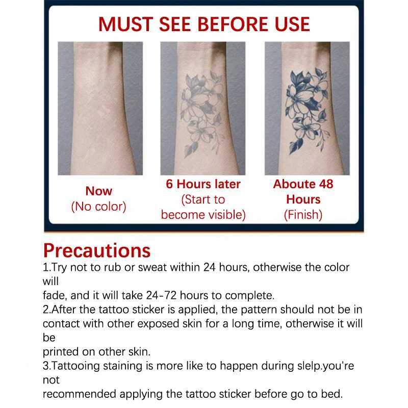 Herbal Tattoo Stickers Spider Web Temporary Tattoos Persistent Punk Cobweb Fake Tattoos Cheap Products Festival Artists Tattoo Stickers W241109
