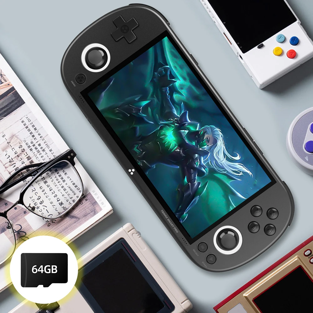 64/128/256GB Game Storage Card Built-in 10000+/20000+/30000+ Game Gaming Memory Card for TRIMUI Smart Pro