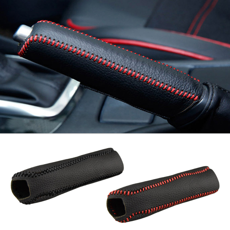 Car Leather Gears Handbrake Cover for BMW E46 E39 E90 E36 E60 E34 E30 F30 F10 X5 E53 Accessories