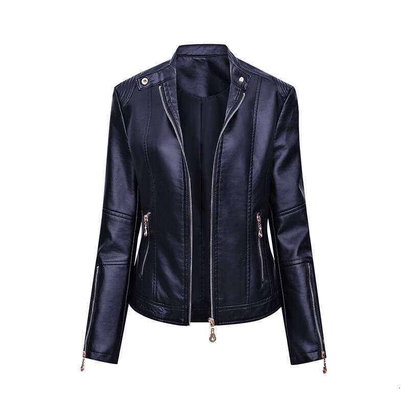 shanshi leather jacket women New PU leather cold resistant jacket top women's jacket
