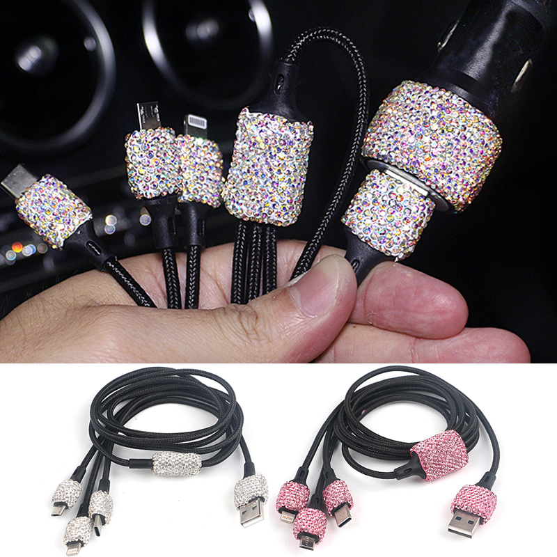 Charger Dia-mounted Car Car Phone Safety Hammer Charger Dual USB Fast-Charged Dia Car Phone Aluminum Alloy Charger smile