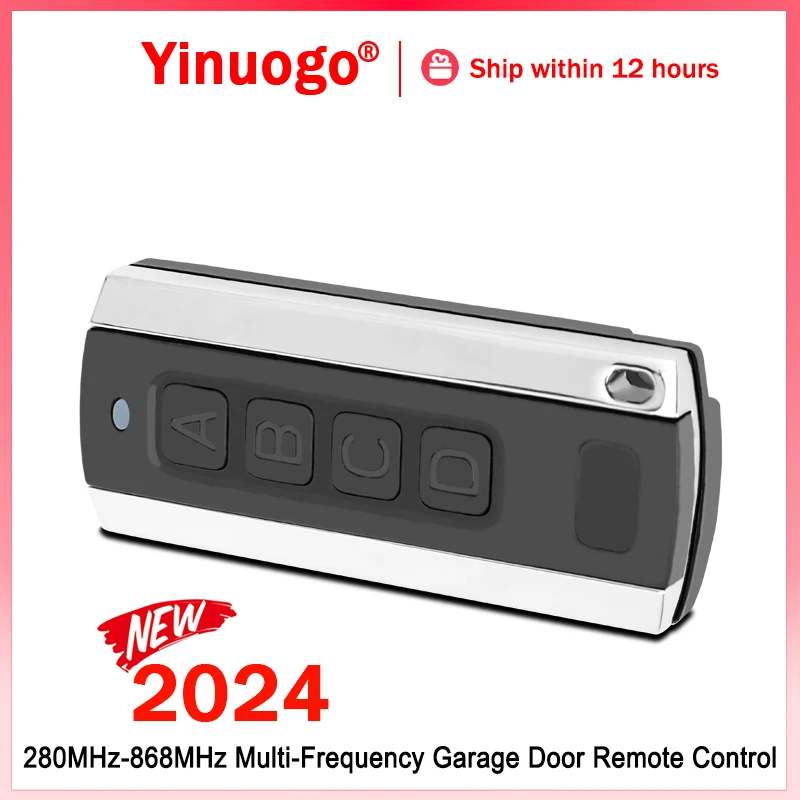 YNG600 MultiFrequency Electric Gate Remote Control 2025 Garage Door Opener 280-868MHz new 4 in 1 Garage Remote Control Hand Transmitter