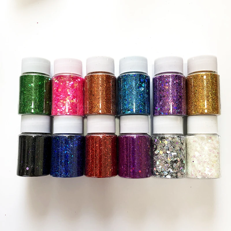 Shape Eye Sequins Geometric Face Body Lip Sequins ddmysmile Glitter Powder Eye Shadow For Special Effects Stage Makeup Smile