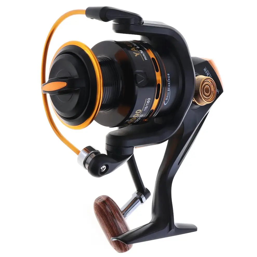 Reel 4000 Metal Spinning 12+1Bb ddmysmile 5.1:1 Exquisite Workmanship Carp Fishing Reel Wheel Tackle For Ocean Boat Fishing Smile 12+1Bb