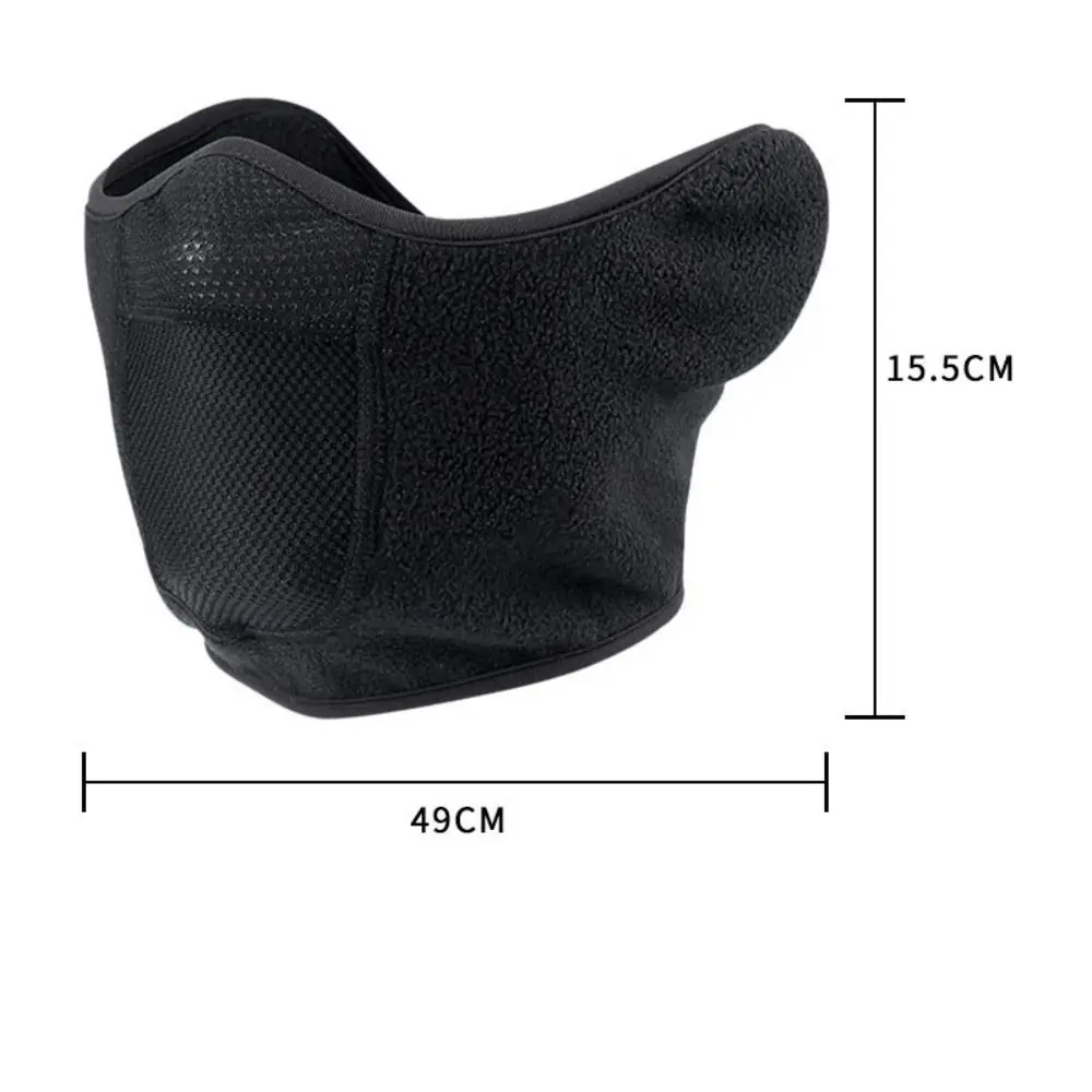 Winter Running Face Masks New Mesh Neck Warmer Warm Neck Cover Scarf Ear-Cover Men Women Fleece Sport Mask