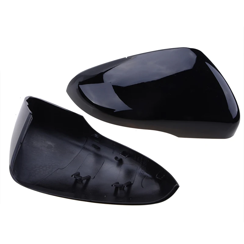 Rhyming Side Mirror Rearview Mirrors Cover Wing Cap Glossy Black Fit For VW GOLF 6 MK6 GTI R GTD 2008-2013 Car Accessories