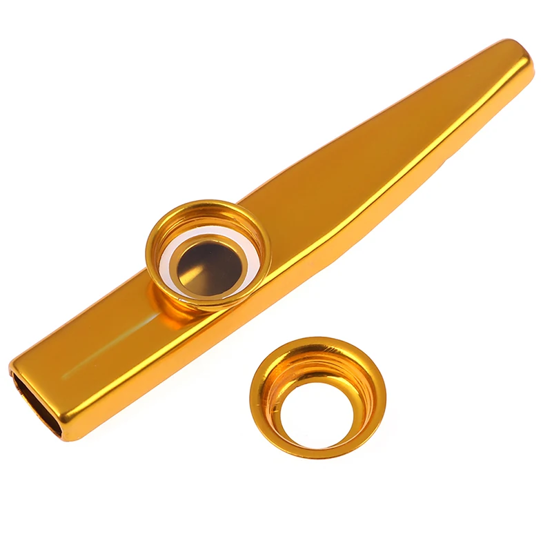 Kazoo Organ Metal Mouth Mouth Flute Children Musical Party Instrument Educational Toy Gift For Kids smile