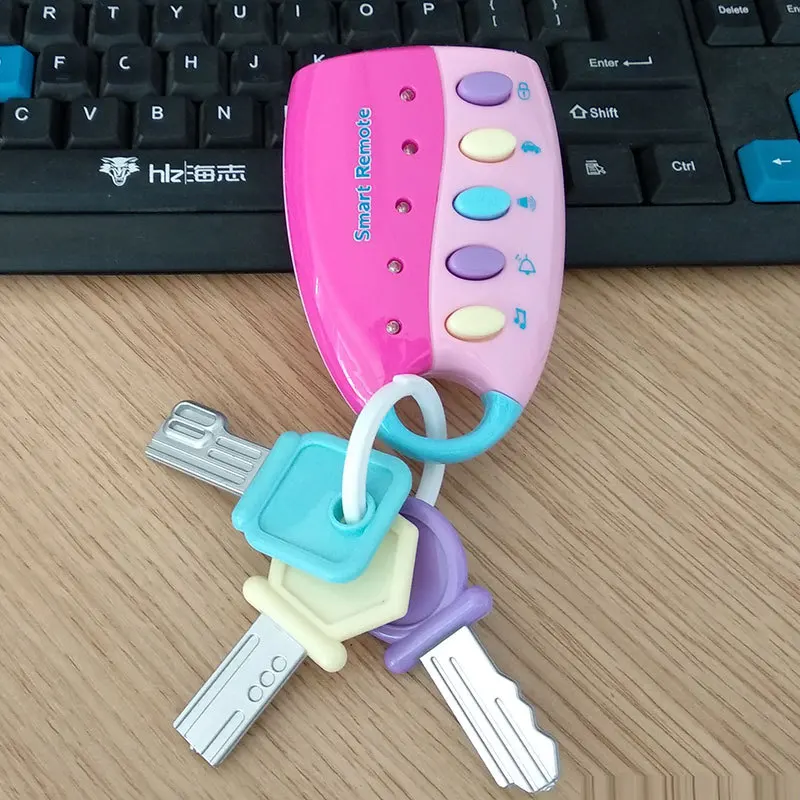 Baby Toy Musical Car Key Vocal new Smart Remote Car Key Baby Music 2025 Toys Children Pretend Play Educational Toys for Kids Girls Boys