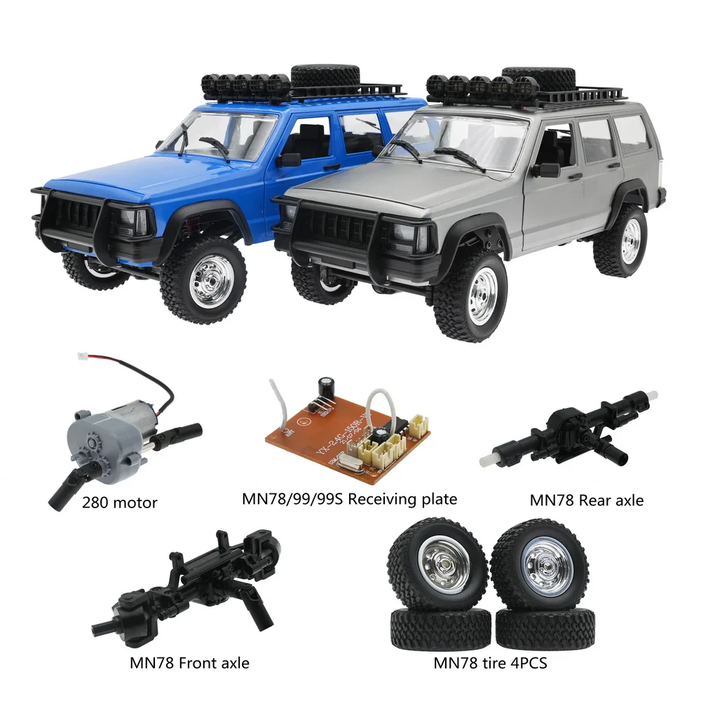 MN78 RC Car full scale 1:12 Cherokee four-wheel drive climbing car original accessories DIY PARTS modified accessories