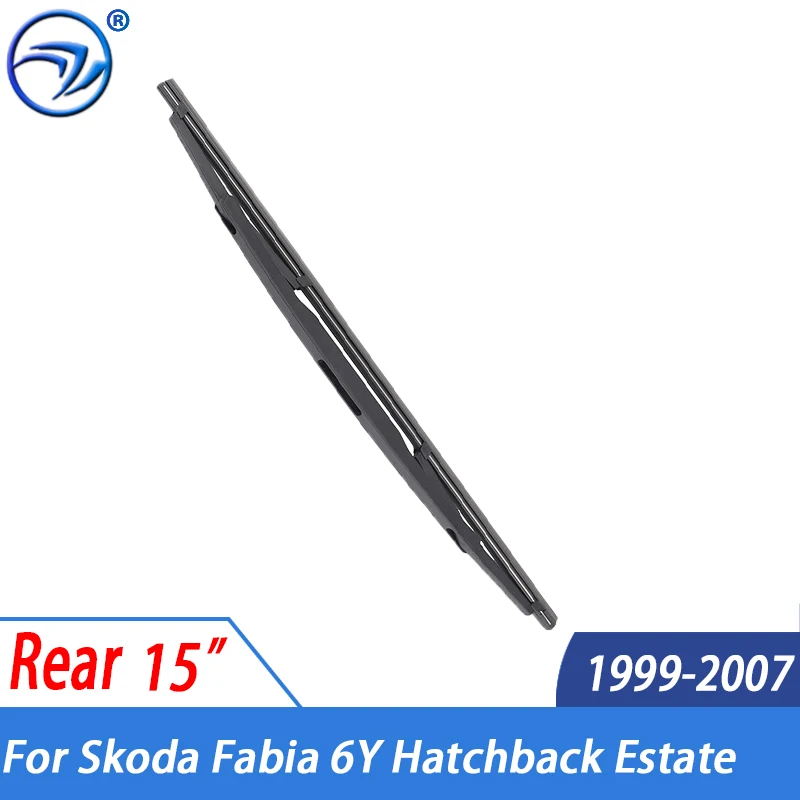 Wiper Rear Wiper 15" Blade For Skoda Fabia 6Y Hatchback Estate 1999-2007 2006 2005 2004 2003 Windshield Windscreen Rear Window smile 15"