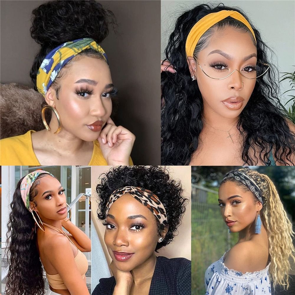 Simple Non-Slip Women's Stretchy Headbands Versatile Sport Headbands Twisted Cross Hair Wrap Printed Hairbands Hair Accessories