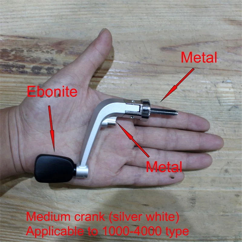 Spinning 1PCS Reel Metal Handle Grip Fishing Reel Replace Folding Rocker Arm Crank Handle Replacement smile