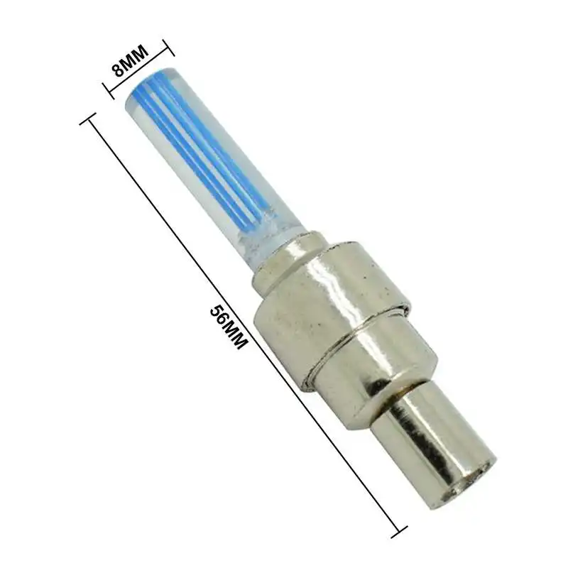 LED 2PCS Bike Light Flash Wheel Tire Vae Cap Car Lights 4 Colors Tire Lamp For Car Motorcycle Bicycle smile