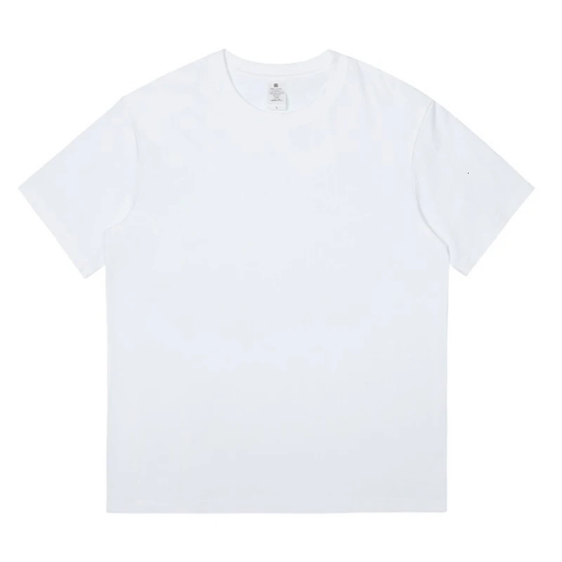 Summer Basic Black White Tops Tees 100% Cotton Short Sleeve Oversize Soft ONeck Harajuku TShirts S5XL 240409