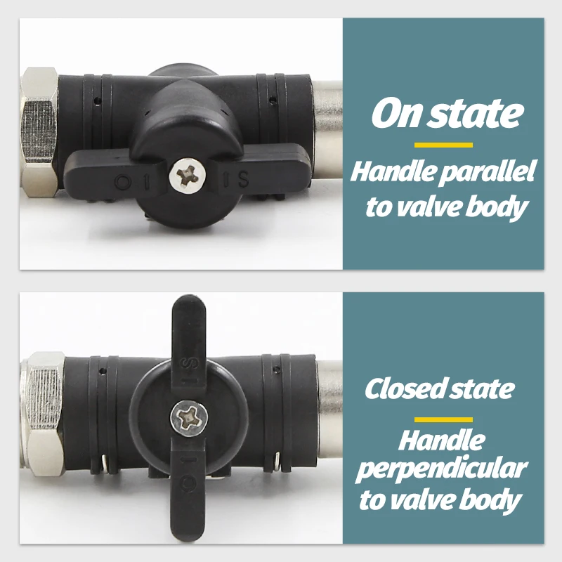 BUC-6 BUL-6 8 10 12 HVFF-4 Black Pneumatic Quick 2025 Coupling Manual Vae Steering Switch Manual Ball Vae Air new Hose 4 6 8 10 12mm