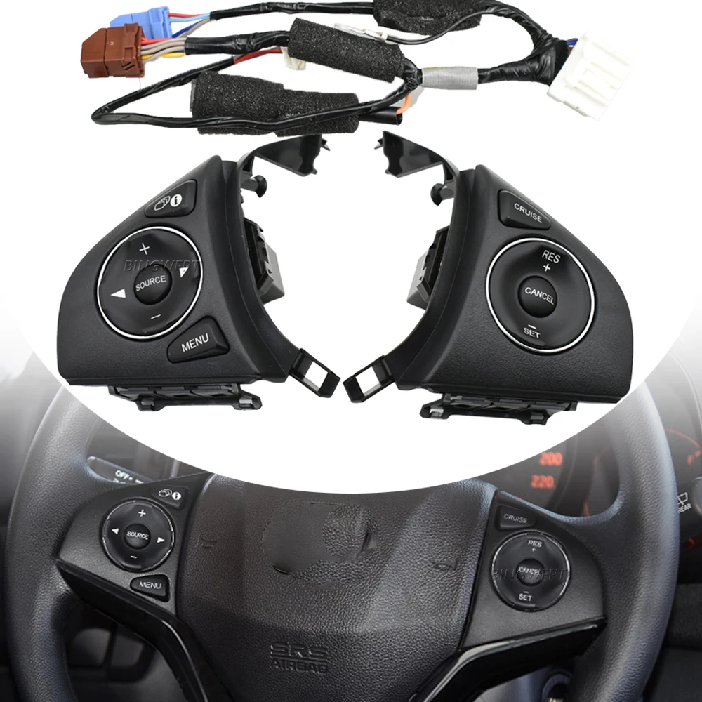 Premier Quality Steering Wheel Switches buttons For Honda Fit 2015-2018 Audio Radio Remote Cruise Control Button