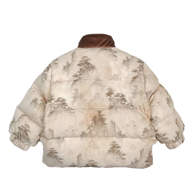 Winter children's new designer models of fashion warm thickened hanfu down jacket to pay homage to the New Year's Eve jacket tops