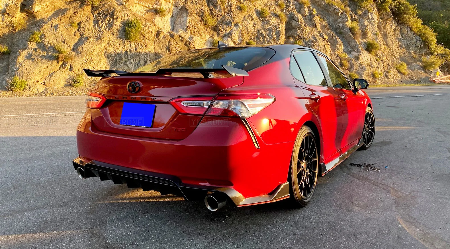 TRD Style ABS Plastic Unpainted Primer Color Rear Spoiler Trunk Boot Wing Lip Spoiler For toyota Camry 2018 2019 2020