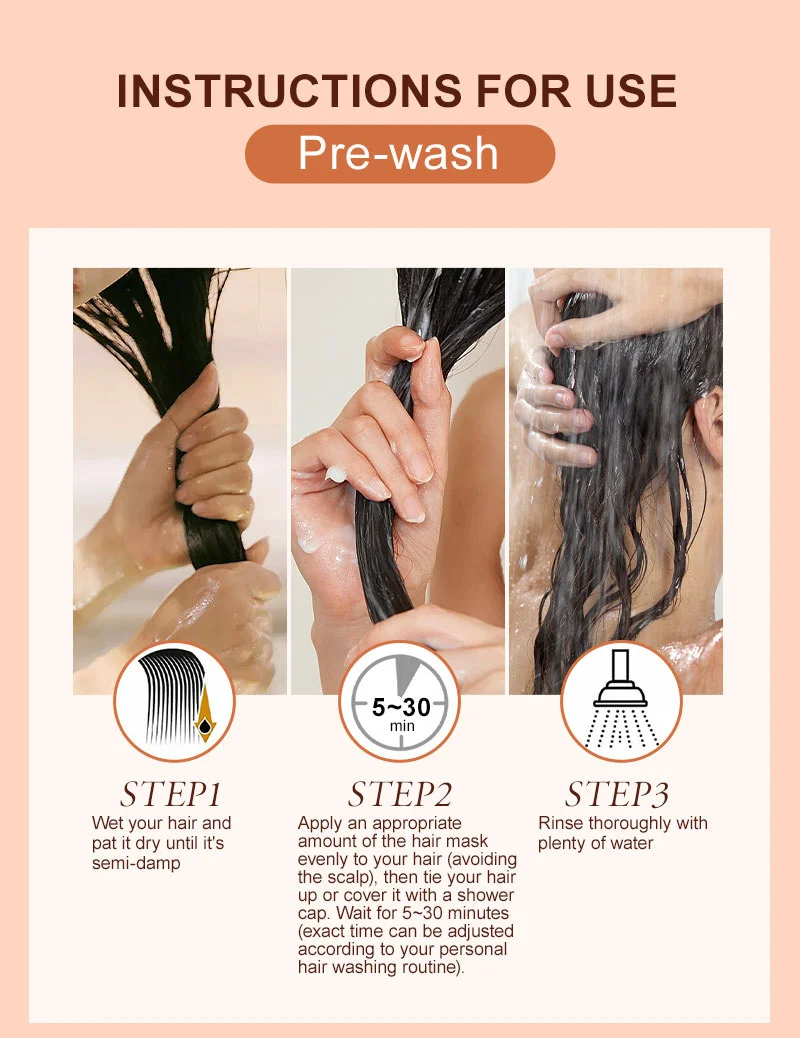 PURC NO.3 Hair Mask Disulfide Bond Reductive Repair Damaged Straightening Smoothing Keratin Women Treatment Hair Care Products