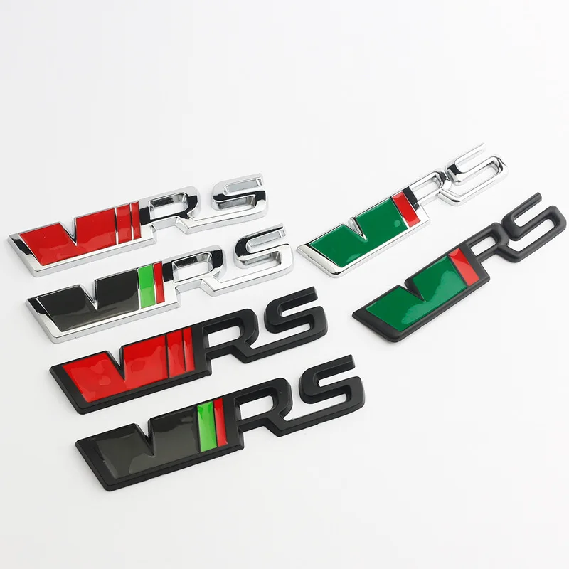 3d Metal Logo VRS Emblem Car Front Grill Badge Trunk Stiker For Skoda Octavia 3 2 A5 A7 MK3 MK2 Kodiaq Superb Fabia Accessories