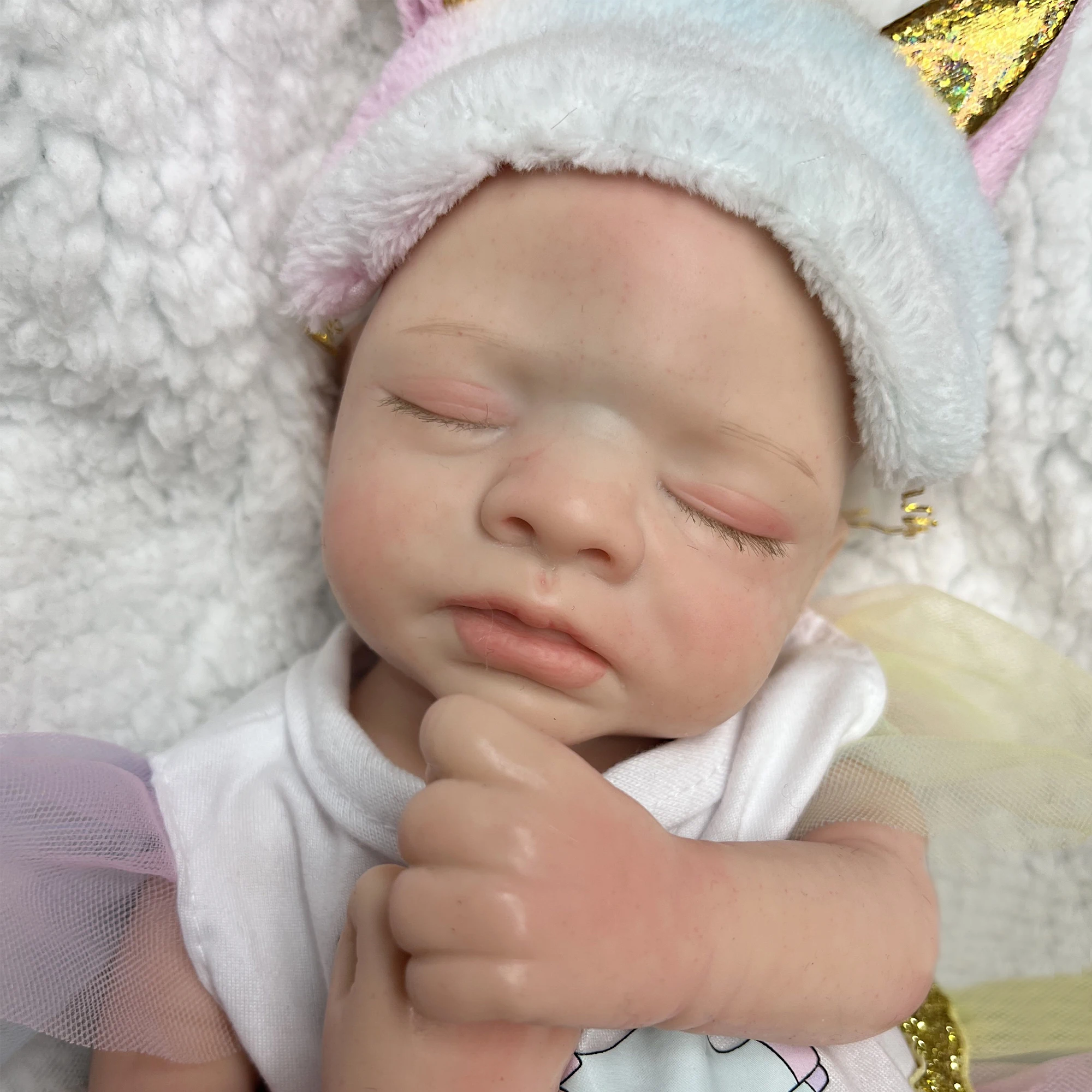 33CM Girl Full Body Soft Solid Silicone Reborn new Dolls 3D Painted/Unpainted Bebe Reborn Doll Reborn De 2025 Silicona Cuerpo Entero